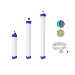 Lampu Led Emergency 17cm 30W Magnet Neon Stik Stick  Panjang 3 Mode Darurat Portable