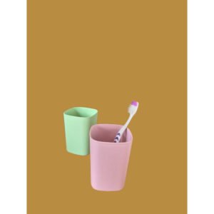 Gelas Kumur Kotak Tempat Wadah Sikat Gigi Odol Kamar Mandi Wadah Serbaguna  Cangkir