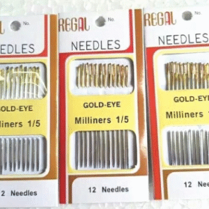 (Isi 12pcs) Jarum jahit tangan Regal Gold Eye Milliners 3/9