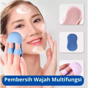 Sikat Wajah Silikon Lembut Halus bentuk Sandal Alat Pembersih Facial Silicon Sikat Muka Silicone